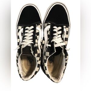 Vans Filmore Low Sneakers – Black/White Checkerboard women’s Size 8.5, men’s 7.0